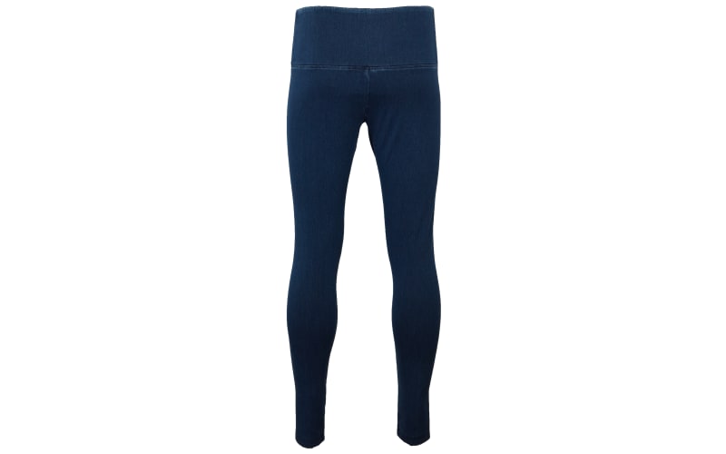 Couver Women's Cotton Spandex Basic Leggings Pants, Heather Grey L