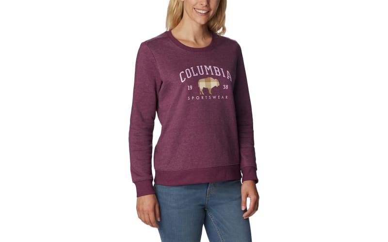 Columbia hart mountain crew sweatshirt clearance