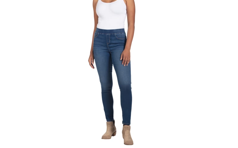 Natural Reflections Lucy Pull-On Denim Jeggings for Ladies