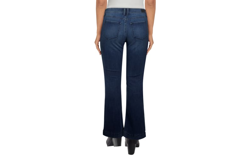 Ladies flared jeans store