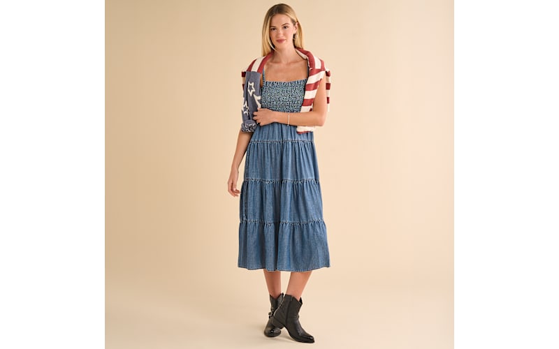 Natural Reflections Chambray Maxi Dress | Cabela's