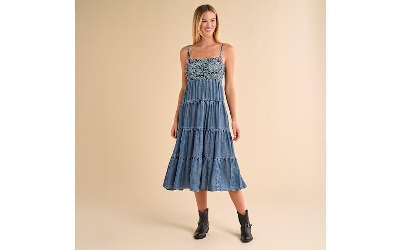 Natural Reflections Chambray Maxi Dress | Cabela's