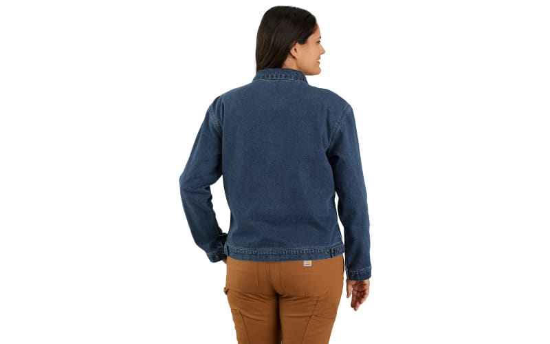 Carhartt denim detroit jacket store
