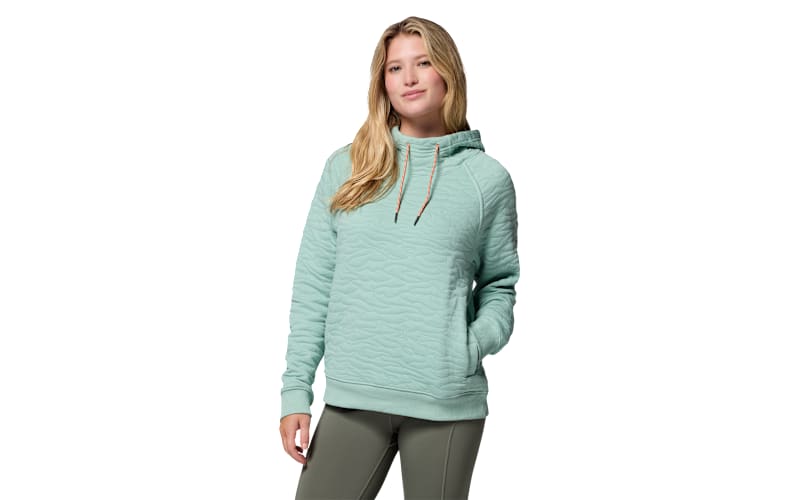 Sweat Columbia PFG Femme – Gris Moyen, Polaire, Col Montant (taille M)