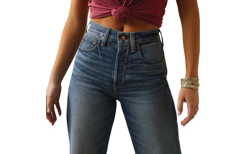 Ariat Ultra-High-Rise Tomboy Wide Jeans for Ladies