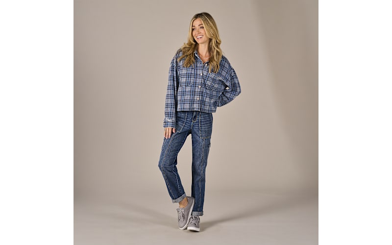 Natural Reflections Cropped Knit Shirt Jacket | Bass Pro Shops