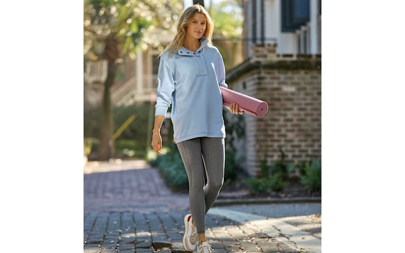 Natural Reflections Harbor Half-Snap Sweatshirt | Cabela's