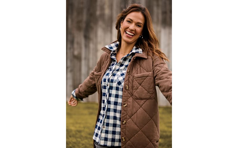 Natural Reflections Quilted Shirt Jacket | Mack's Prairie Wings