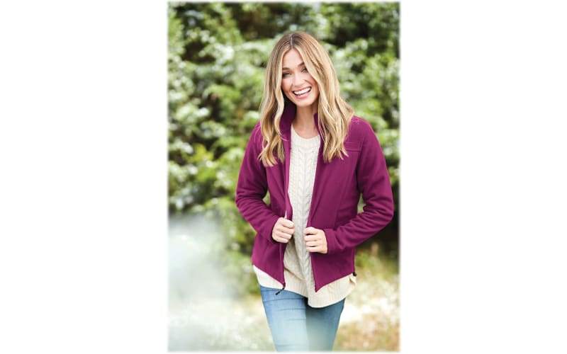 Organic Wool Fleece Women Jacket 201701