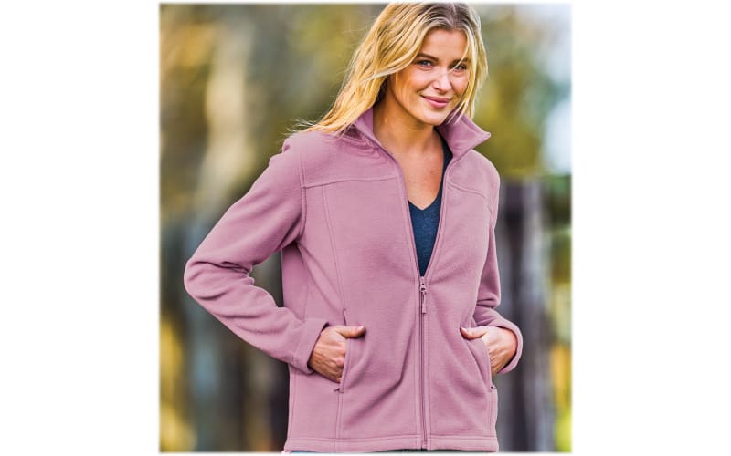 Ladies zip up jacket top