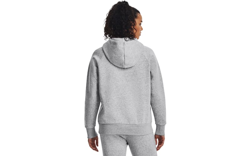 Under Armour Rival Fleece Joggers for Ladies - Mod Gray Light Heather/White  - XL - Regular