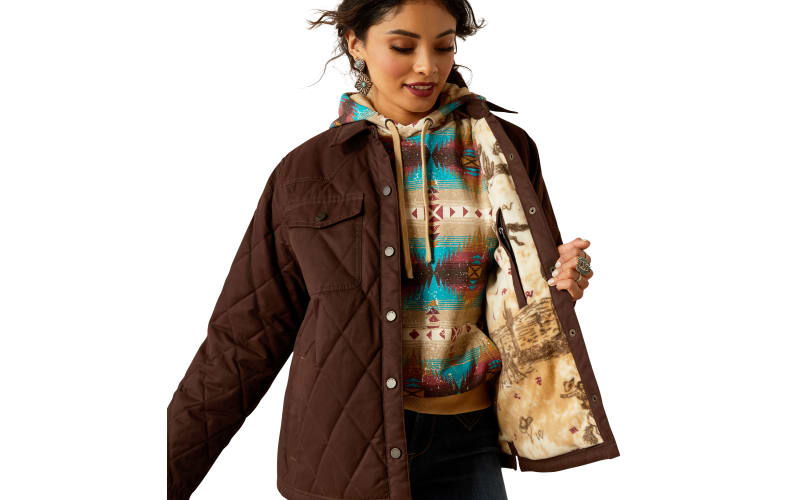 Ariat Grizzly Quilted Barn Jacket for Ladies