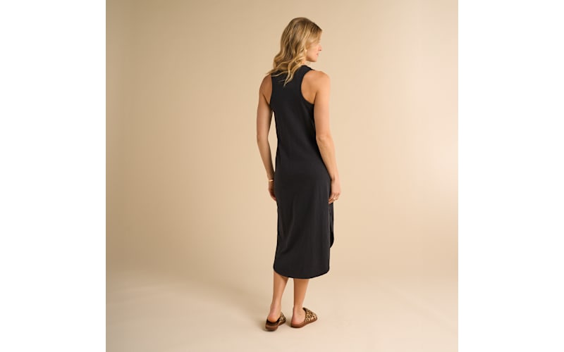 Natural Reflections Slub Knit Midi Dress - Mediterranea - L | Bass Pro Shops