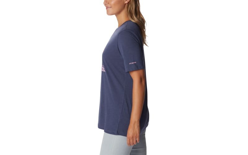 Columbia Bluebird Day Relaxed Crew-Neck Short-Sleeve T-Shirt for Ladies
