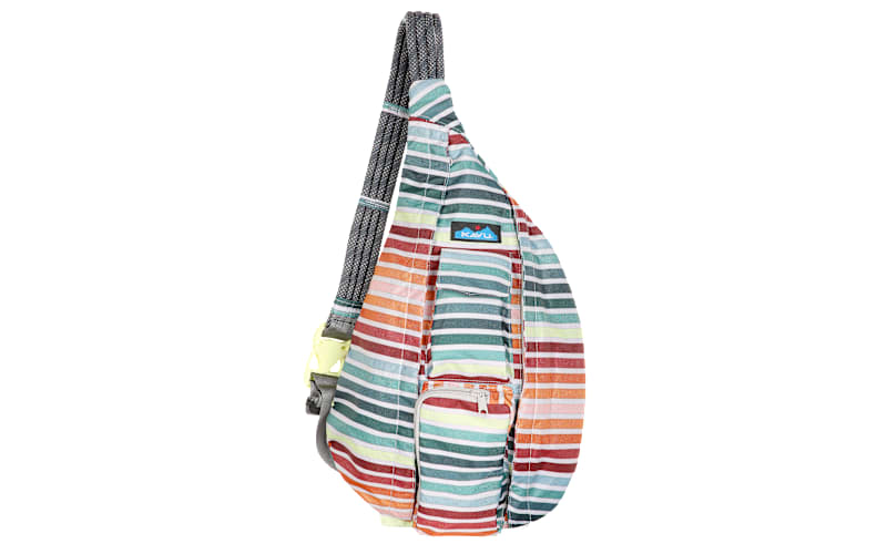 Kavu Rope Sling Bag Multicolor Kavu Chroma Rope Sling Crossbody Bag Multi-Color Stripes  main image 2