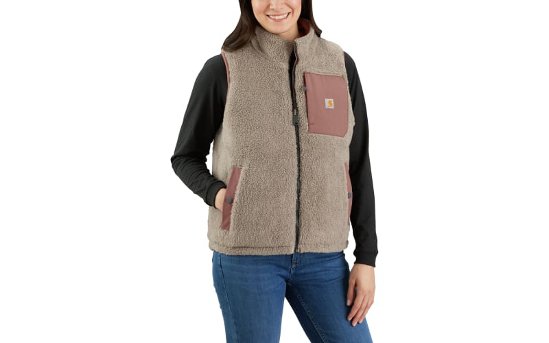 Carhartt Women's Brown Polyester Puffer Vest (Small)