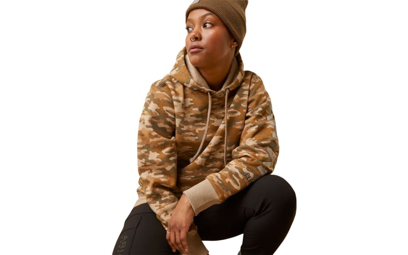 Ariat Rebar Graphic Printed Long Sleeve Hoodie for Ladies Cabela s
