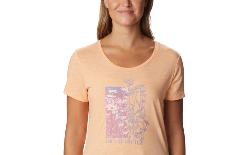Peach t shirt womens shop