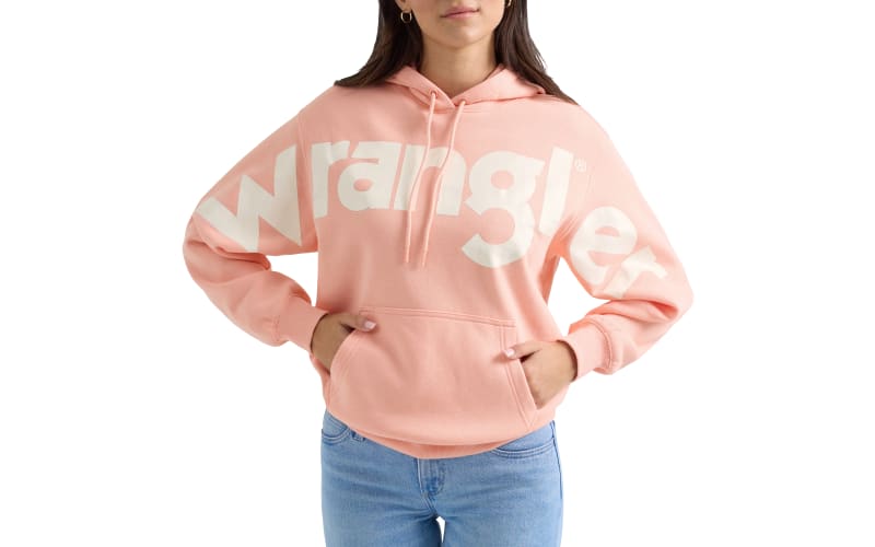 Wrangler Retro Bold Logo Long-Sleeve Hoodie for Ladies