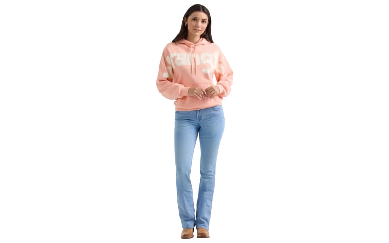 Wrangler Retro Bold Logo Long-Sleeve Hoodie for Ladies