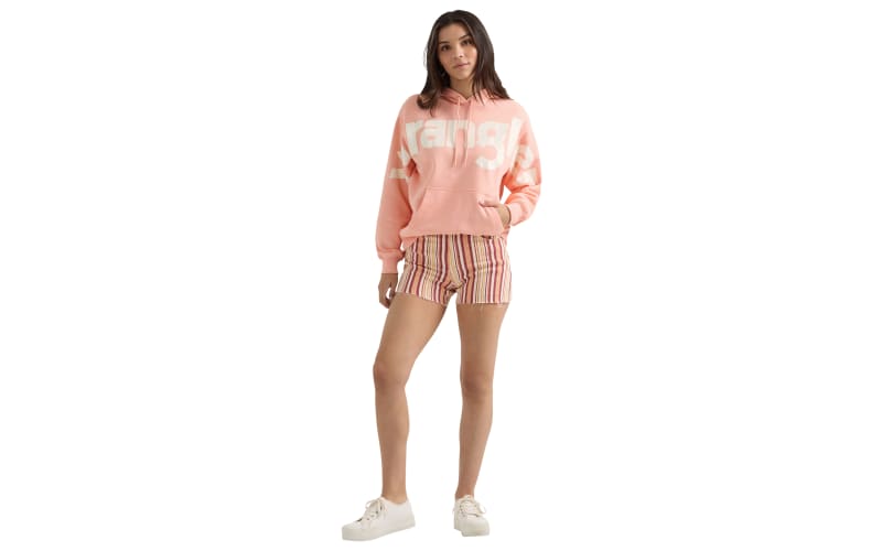 Wrangler Retro Bold Logo Long-Sleeve Hoodie for Ladies