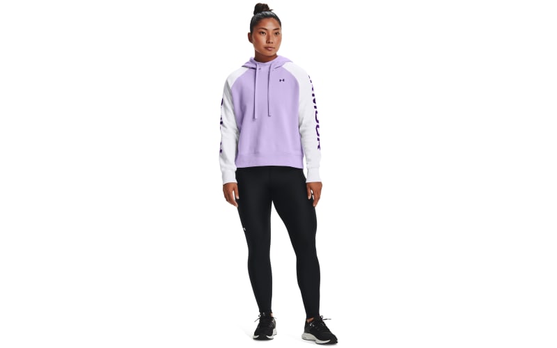Women's ua rival fleece graphic colorblock hoodie sales