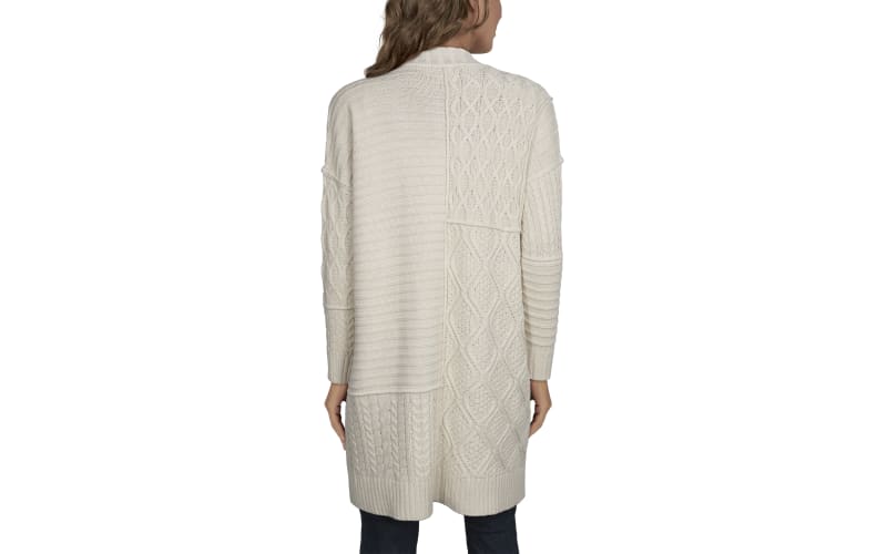 Natural Reflections Mixed-Stitch Cardigan Pro Shops for Bass Ladies 