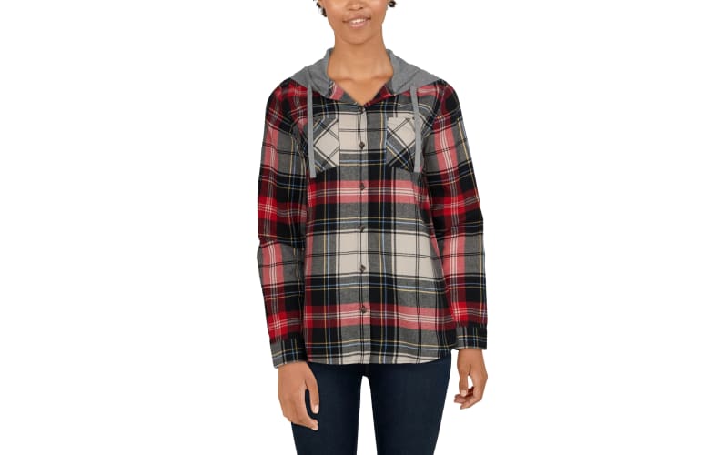 Natural reflections 2 in 1 hooded flannel new arrivals