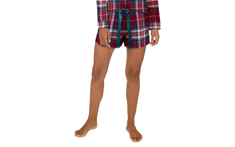 Flannel pajama shorts womens new arrivals