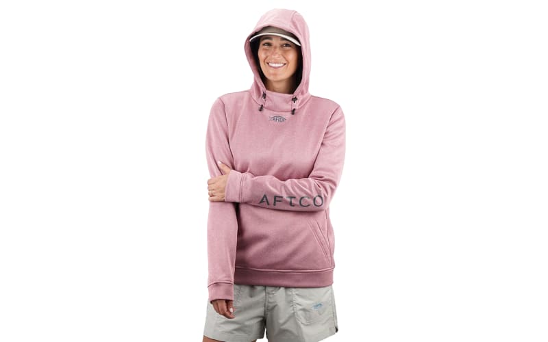 AFTCO Shadow Recycled Long-Sleeve Hoodie for Ladies - Harbor Gray