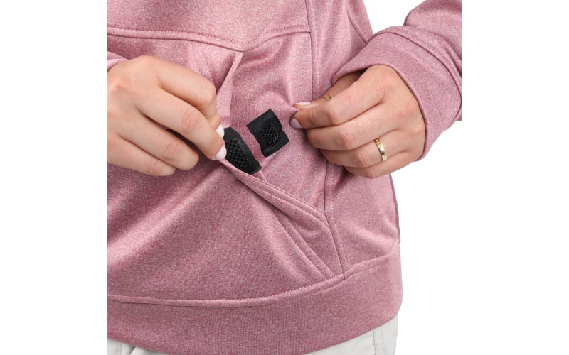 AFTCO Shadow Recycled Long-Sleeve Hoodie for Ladies - Harbor Gray