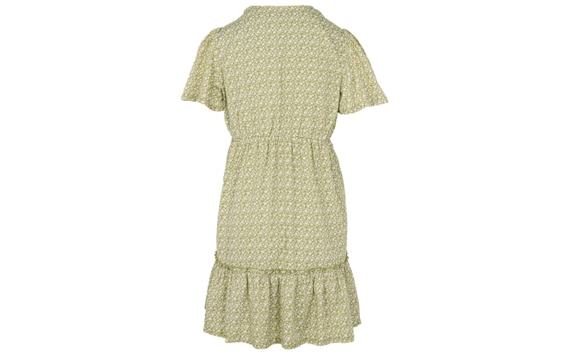 RedHead Ranch Baby Doll Dress - Sage Ditsy Floral - XS | Bass Pro Shops