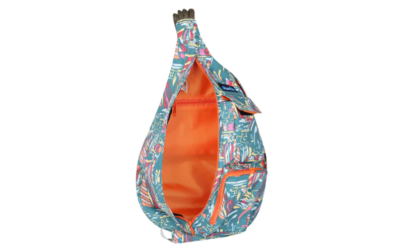 KAVU Surf Eddy Rope Bag - Cotton Canvas Crossbody Bag With Multiple Pockets