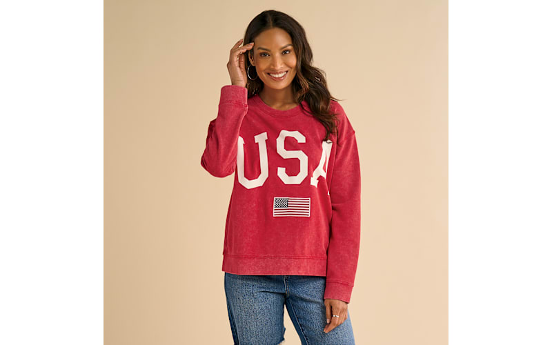 Natural Reflections USA Flag Sweatshirt | Bass Pro Shops