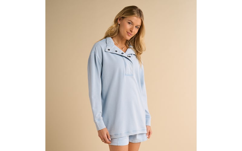 Natural Reflections Harbor Half-Snap Sweatshirt | Cabela's
