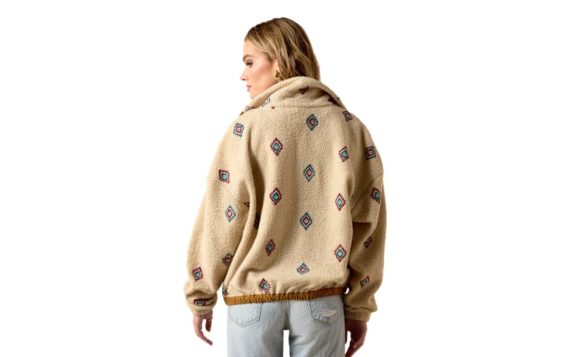 Ariat Sherpa Blocked Embroidered Jacket for Ladies | Mack's