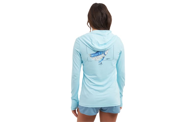 Pelagic Aquatek Goione Marlin Hooded Long-Sleeve Shirt for Ladies