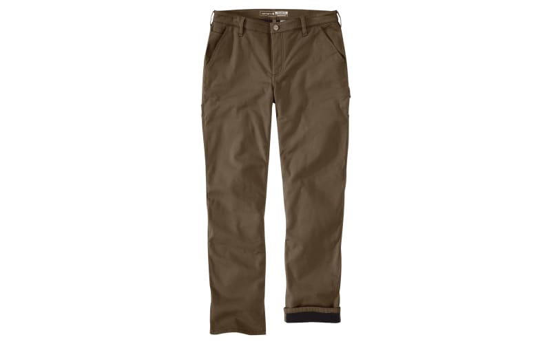 Carhartt Rugged Flex Relaxed-Fit Fleece-Lined Work Pants for Ladies