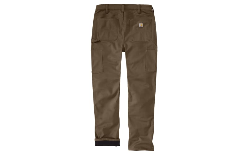 Carhartt men's relaxed fit straight leg flannel lined top