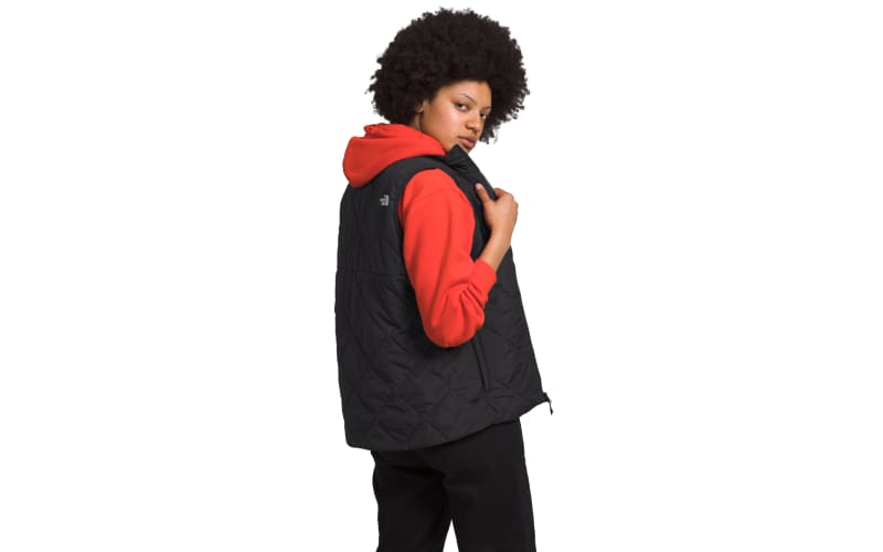 North face red vest womens online