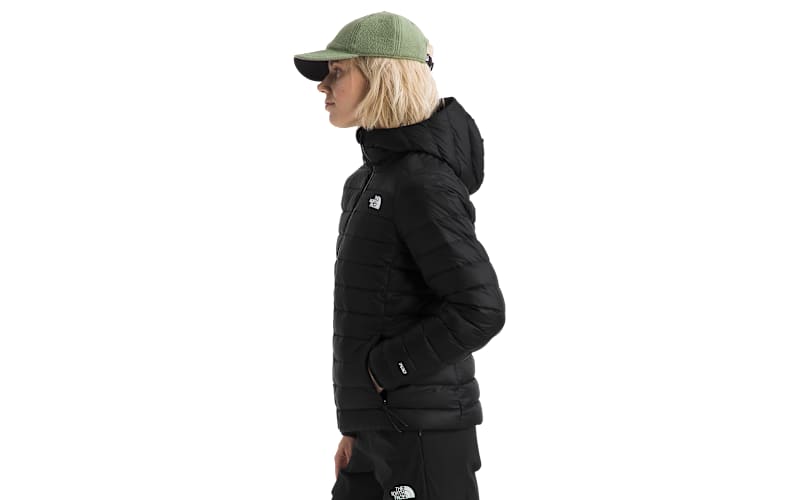 BELPER ATTACHED DOWN HOOD（BLACK） Belle Cropped Lightweight Hooded Jacket | Wilsons Leather