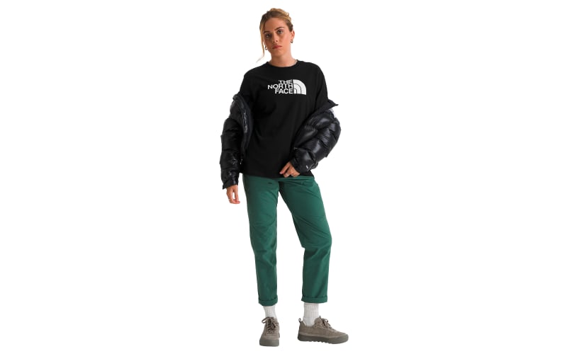(取寄) ノースフェイス レディース ショート スリーブ コア ハーフ ドーム Tシャツ The North Face women Short Sleeve Core Half Dome Tee Deep Nori/TNF White The North Face Women's Short-Sleeve Core Half Dome Tee - Macy's