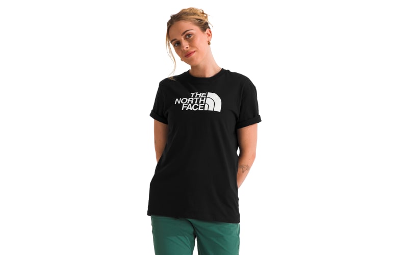 (取寄) ノースフェイス レディース ショート スリーブ コア ハーフ ドーム Tシャツ The North Face women Short Sleeve Core Half Dome Tee Moonstone Grey/TNF The North Face Women's Short-Sleeve Core Half Dome Tee - Macy's