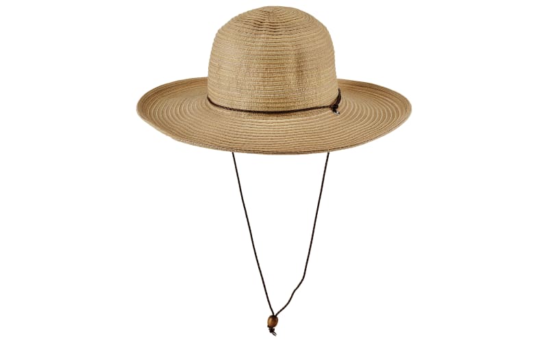 Dorfman Pacific Wide Brim Hat with Chin Cord for Ladies