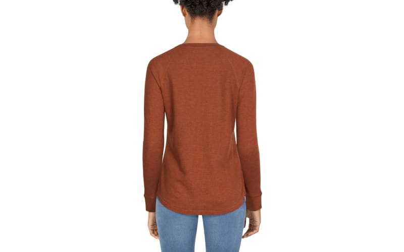 Waffle weave shirts for ladies sales