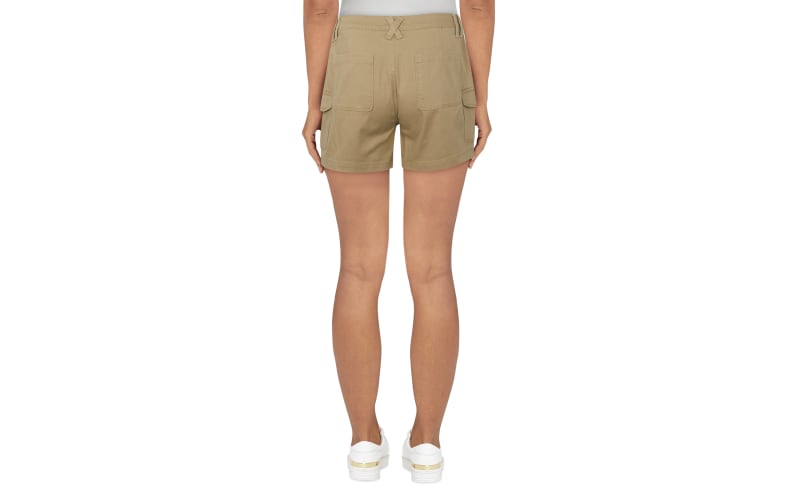 Natural Reflections Canvas Cargo Shorts for Ladies