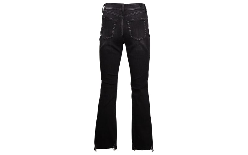 Natural Reflections Kick Straight Leg Ankle Jeans for Ladies