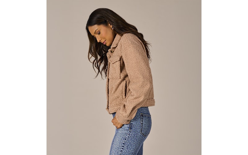 Natural Reflections Sherpa Cropped Shirt Jacket | Bass Pro Shops