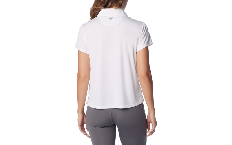 (取寄) コロンビア レディース タイダル ティー ショート スリーブ ポロ Columbia women Tidal Tee Short Sleeve Polo Glaze Green Women's PFG Tidal Tee Short Sleeve Polo | Columbia