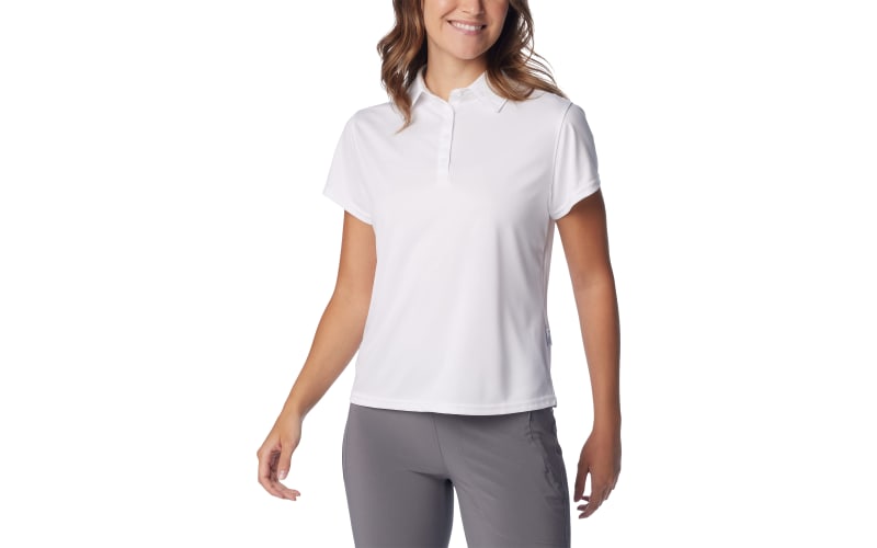 コロンビア Columbia Tidal Tee Short Sleeve Polo レディース シャツ トップス Glaze Green Women's PFG Tidal Tee Short Sleeve Polo | Columbia